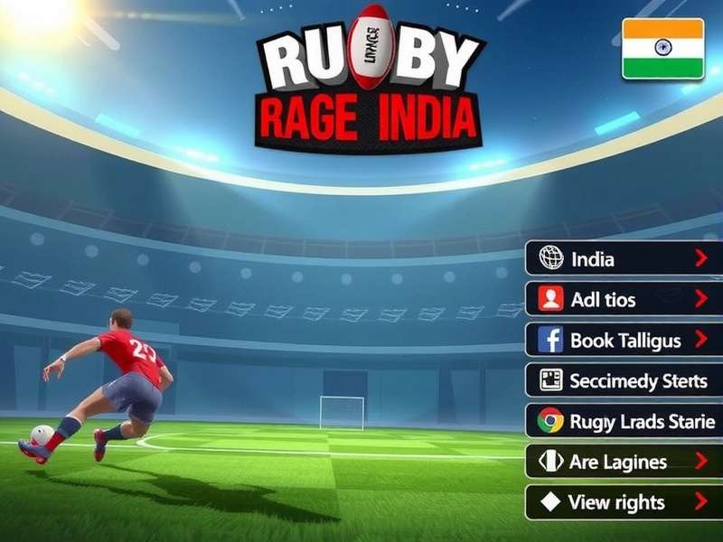 Rugby Rage India Game Cover